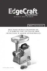 Chef's Choice Edgecraft E720 Manual preview