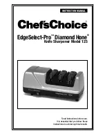 Preview for 1 page of Chef's Choice EdgeSelect-Pro Diamond Hone 125 Instruction Manual