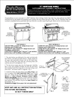 Preview for 1 page of Chef's Choice GJK3-N/P Supplementary Assembly Instructions