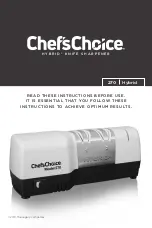 Chef's Choice Hybrid 270 Instructions Manual preview