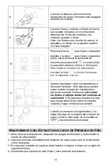 Preview for 13 page of Chef's Choice JCCC20RD13 Instruction Manual