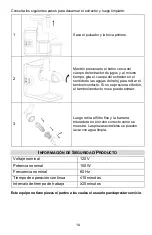 Предварительный просмотр 14 страницы Chef's Choice JCCC20RD13 Instruction Manual