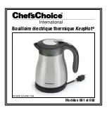 Предварительный просмотр 7 страницы Chef's Choice KeepHot 691 Manual