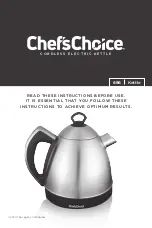 Chef's Choice SmartKettle 686 Instructions Manual preview