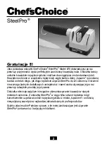 Preview for 10 page of Chef's Choice SteelPro 470 Series Manual