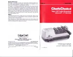 Chef's Choice Trizor XV 15 Instructions Manual предпросмотр