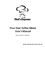 Chef's Supreme CM-PO2 User Manual предпросмотр