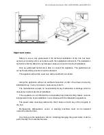 Предварительный просмотр 8 страницы Chef's EH-DIH386 Installation And Operation Manual