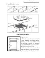 Preview for 8 page of Chef's EH-IH535 Installation And Operation Manual