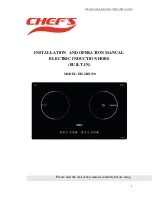 Preview for 1 page of Chef's EH-MIX330 Installation And Operation Manual