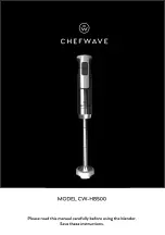 Предварительный просмотр 1 страницы Chefwave CW-HB500 Manual