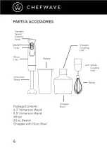 Предварительный просмотр 6 страницы Chefwave CW-HB500 Manual