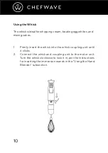 Предварительный просмотр 12 страницы Chefwave CW-HB500 Manual