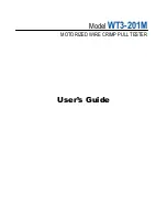 Chekline WT3-201M User Manual предпросмотр