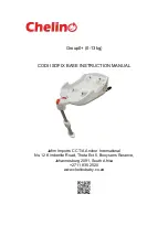 Chelino CODI ISOFIX BASE Instruction Manual preview