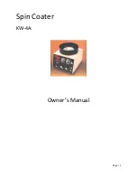 Предварительный просмотр 1 страницы CHEMAT TECHNOLOGY KW-4A Owner'S Manual