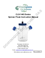 Chemglass Life Sciences CLS-1445 Series Instruction Manual preview