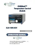 Chemglass CHEMcell CLS-1200-2CH Operation Manual preview