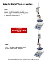 Предварительный просмотр 2 страницы Chemglass OptiTherm CG-1992 Quick Setup Manual