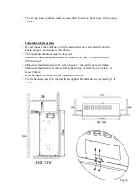 Preview for 4 page of Chemin'Arte Oxford 119 Installation And User Instruction Manual