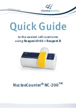 ChemoMetec NucleoCounter NC-200 Quick Manual preview