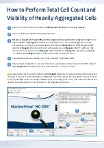 Предварительный просмотр 4 страницы ChemoMetec NucleoCounter NC-200 Quick Manual