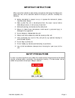 Предварительный просмотр 5 страницы Chemtrac SCC3500XRD Operation Manual