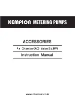 Cheonsei KEMPION AC- 15A Series Instruction Manual предпросмотр