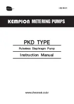 Cheonsei Kempion PKD Series Instruction Manual preview