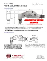 Cherry Aerospace H753A-456 Instruction Sheet предпросмотр