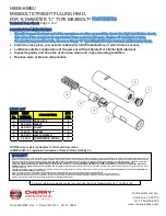 Preview for 2 page of Cherry Aerospace H83B-6MBU Technical Data Sheet