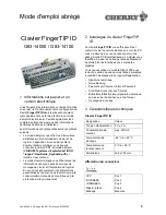 Предварительный просмотр 9 страницы Cherry FingerTIP ID Board G83-14000 Brief User'S Manual