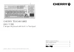 Предварительный просмотр 1 страницы Cherry G80-11900 Operating Manual