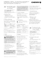 Cherry KC 1000 SC Operating Manual preview