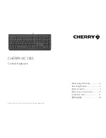 Cherry KC 1000 Operating Manual preview