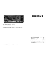 Cherry KC 1068 Operating Manual preview