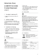 Preview for 11 page of Cherry KC 5000 Operating Manual