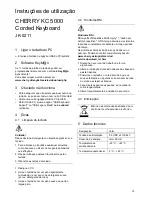 Preview for 15 page of Cherry KC 5000 Operating Manual