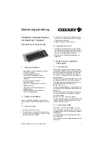 Cherry ML 4400 Instruction Manual preview