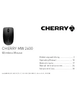 Cherry MW 2400 Operating Manual предпросмотр