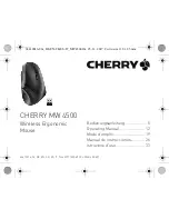 Cherry MW 4500 Operating Manual предпросмотр