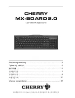 Cherry MX-BOARD 2.0 Operating Manual preview