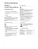 Предварительный просмотр 2 страницы Cherry parelo M-5350 Operating Manual