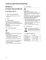 Предварительный просмотр 22 страницы Cherry parelo M-5350 Operating Manual