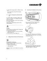 Предварительный просмотр 8 страницы Cherry ProMouse M-8800 Instructions Manual