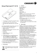 Preview for 3 page of Cherry SmartTerminal ST-1210 Operating Manual