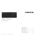 Предварительный просмотр 1 страницы Cherry STREAM XT G230 Operating Manual