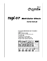 Cherub NUX-07 Owner'S Manual preview