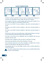 Preview for 8 page of CHERUBINI BLUE OCEAN Series Instructions Manual