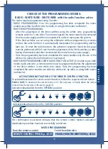 Preview for 6 page of CHERUBINI CLIMA PLUS RX Instructions Manual